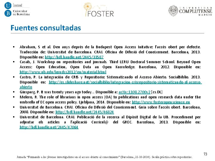 Fuentes consultadas § § § § Abraham, S et al. Deu anys deprés de