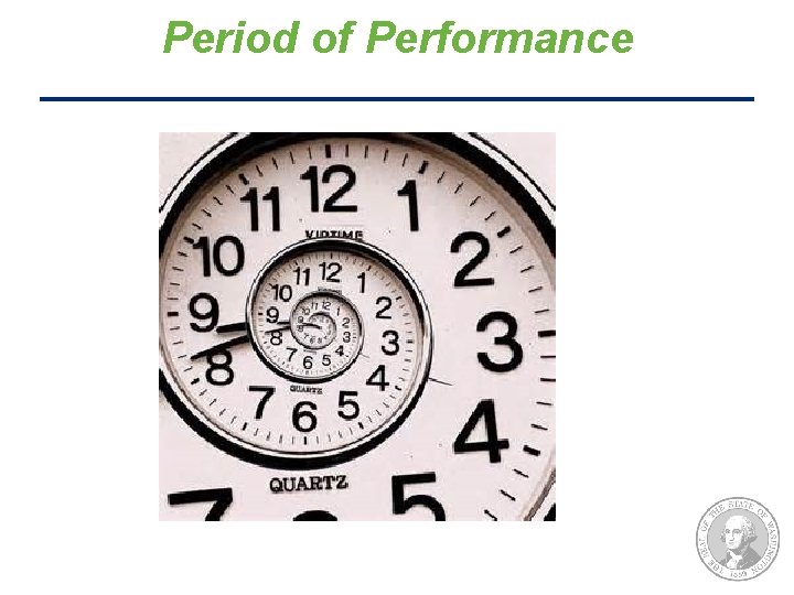 Period of Performance 