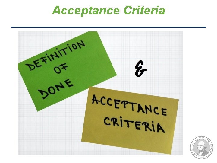 Acceptance Criteria 