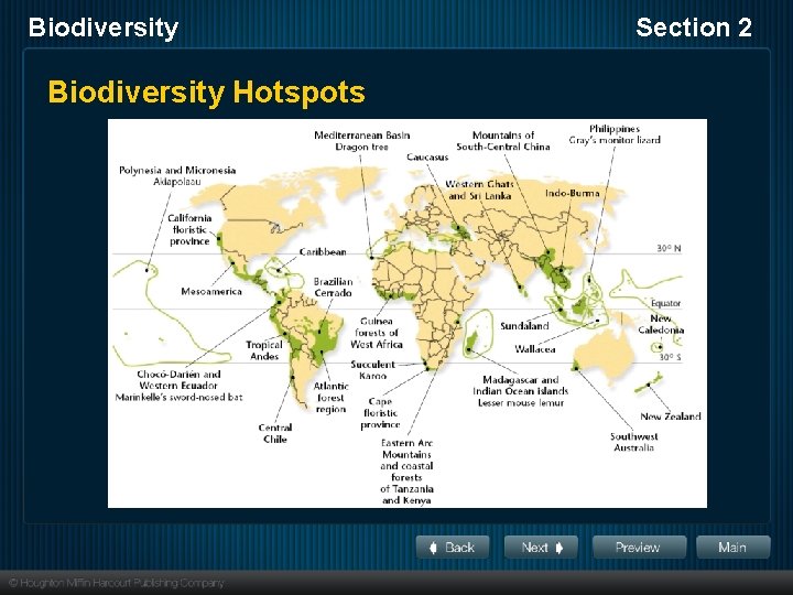 Biodiversity Hotspots Section 2 