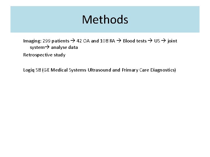 Key differences between osteoarthritis and seropositive rheumatoid arthritis
