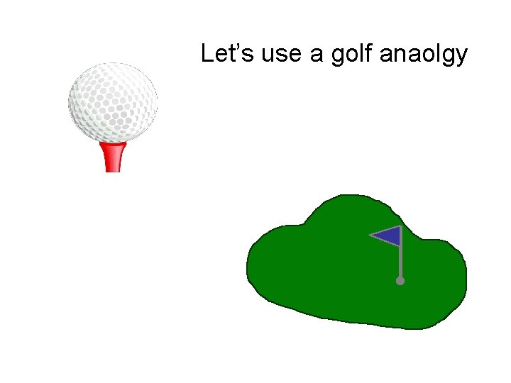 Let’s use a golf anaolgy 