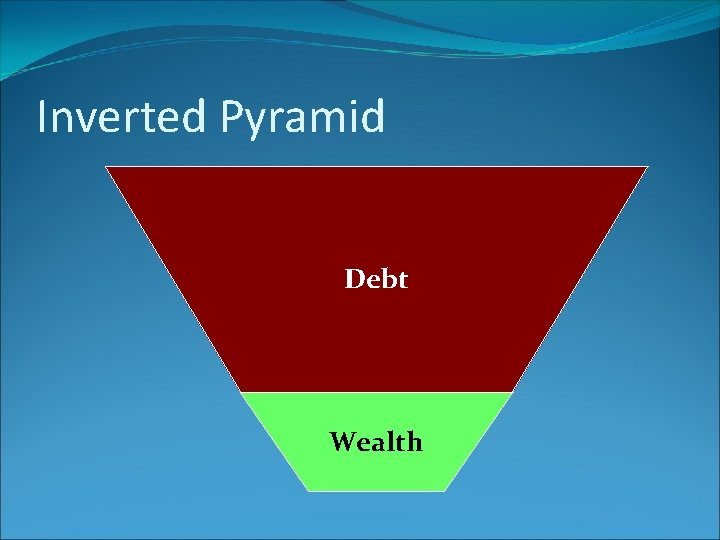 Inverted Pyramid Debt Wealth 