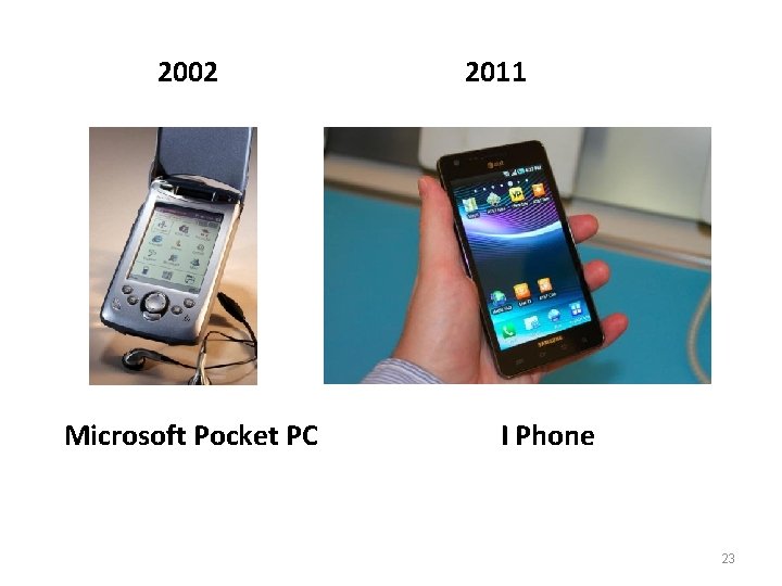 2002 Microsoft Pocket PC 2011 I Phone 23 