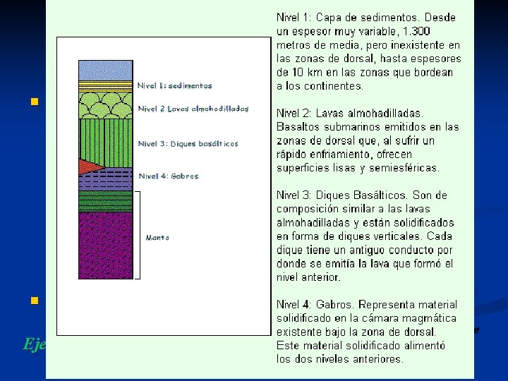 CAPAS DE LA TIERRA n Unidades geoquímicas: • Corteza: Desde el exterior hasta la