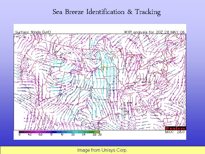Sea Breeze Identification & Tracking Image from Unisys Corp. 