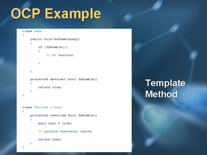 OCP Example Template Method 