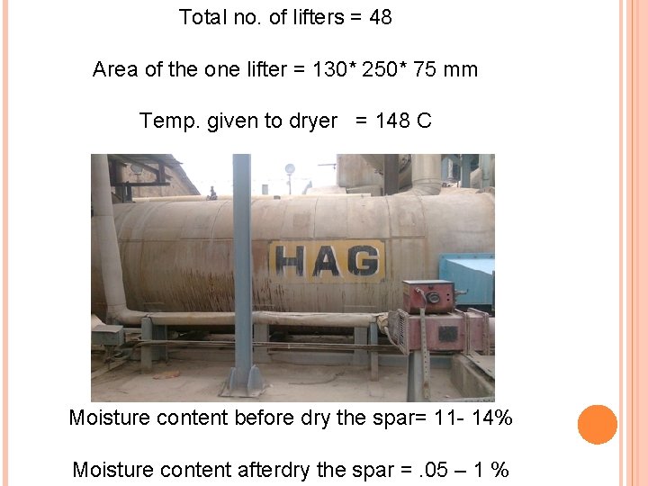 Total no. of lifters = 48 Area of the one lifter = 130* 250*