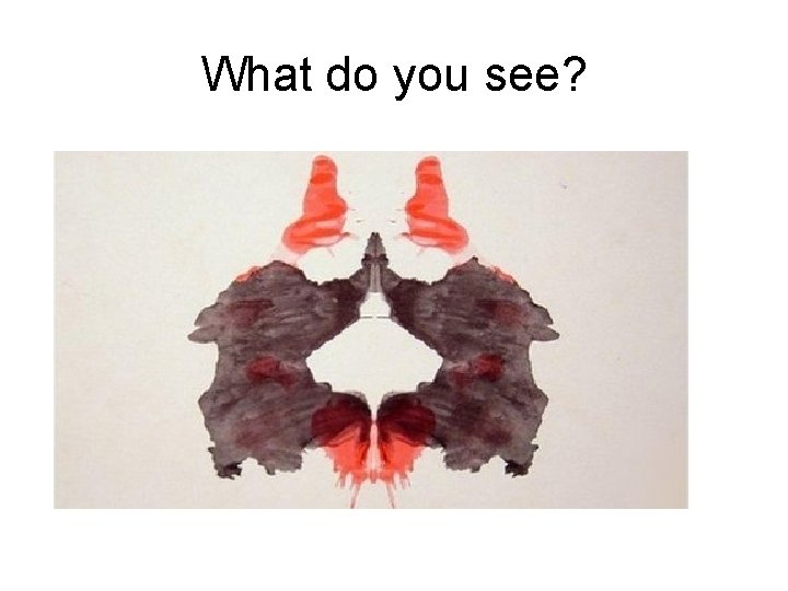 What do you see? 