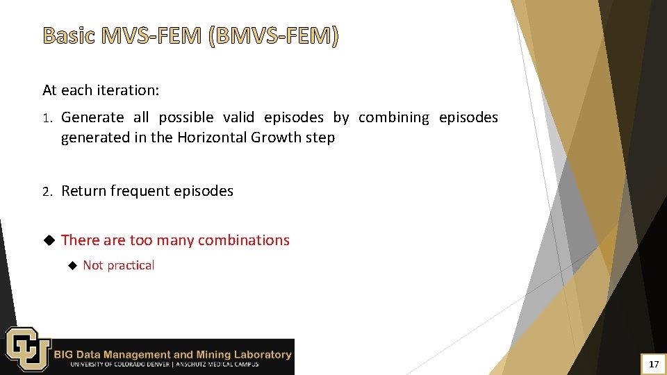 At each iteration: 1. Generate all possible valid episodes by combining episodes generated in