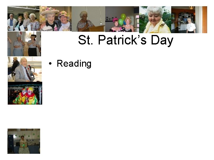 St. Patrick’s Day • Reading 