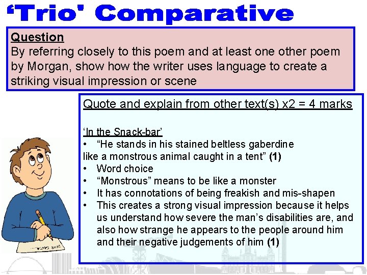 Question By referring closely to this poem and at least one other poem by