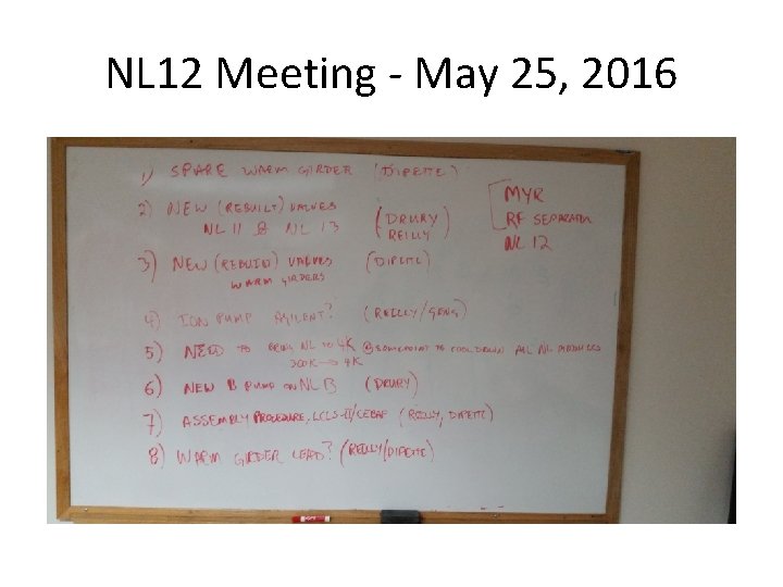 NL 12 Meeting - May 25, 2016 