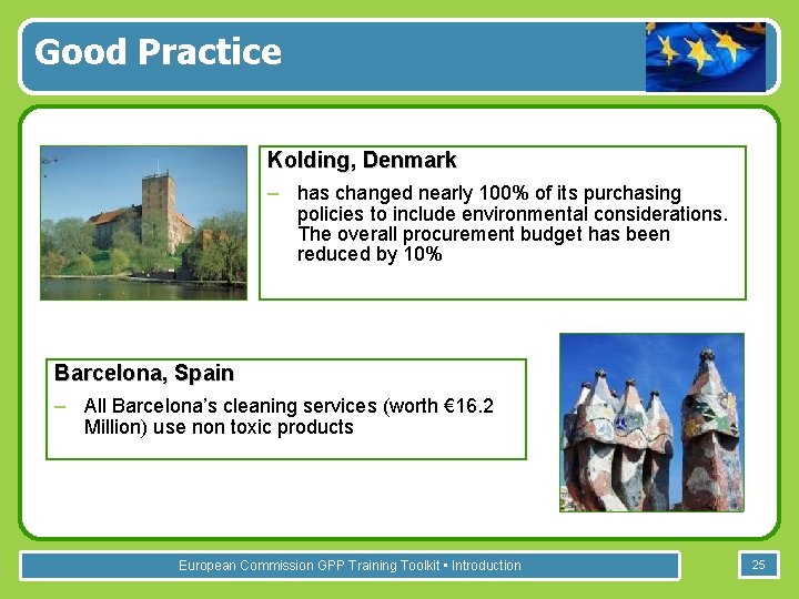 Good Practice Kolding, Denmark – has changed nearly 100% of its purchasing policies to