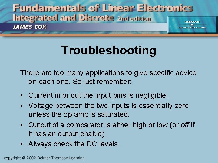 Troubleshooting There are too many applications to give specific advice on each one. So