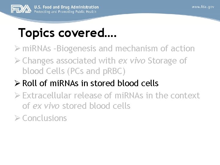 Topics covered…. Ø mi. RNAs –Biogenesis and mechanism of action Ø Changes associated with