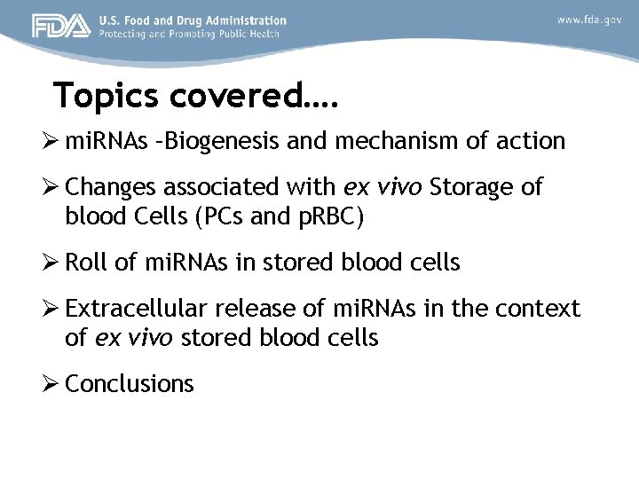 Topics covered…. Ø mi. RNAs –Biogenesis and mechanism of action Ø Changes associated with