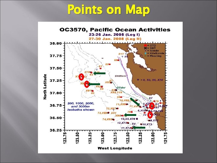 Points on Map 