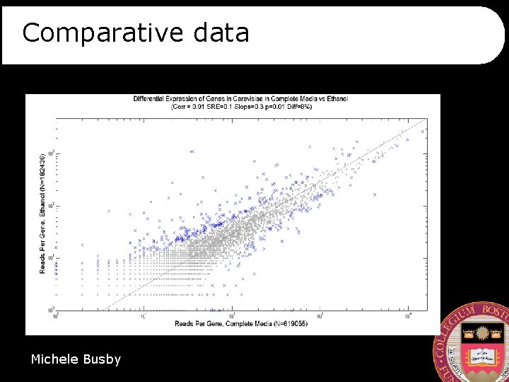 Comparative data Michele Busby 
