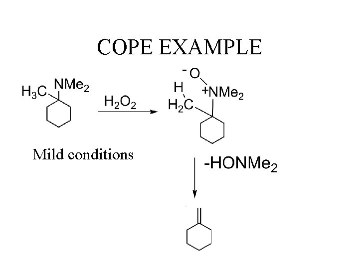 COPE EXAMPLE Mild conditions 