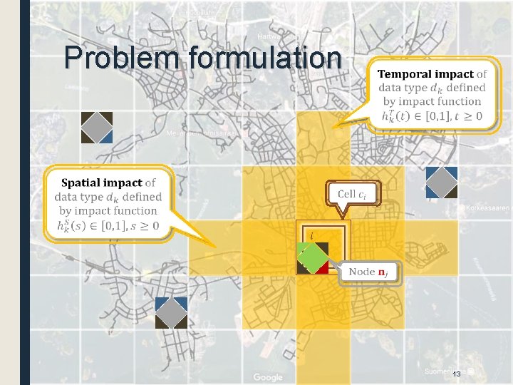 Problem formulation 13 