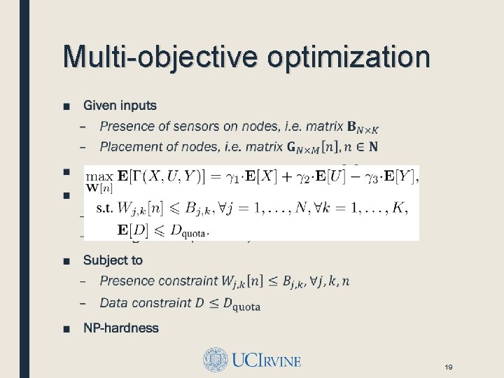 Multi-objective optimization ■ 19 