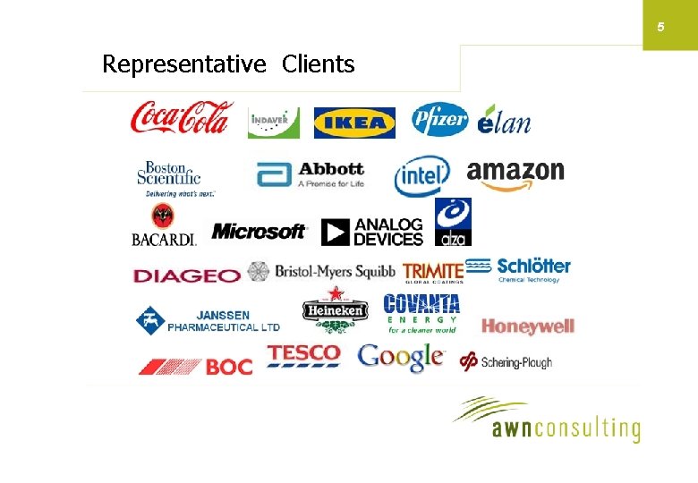 5 Representative Clients 