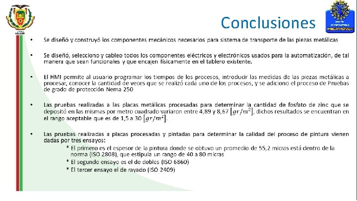 Conclusiones • 