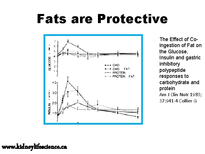 Fats are Protective The Effect of Coingestion of Fat on the Glucose, Insulin and