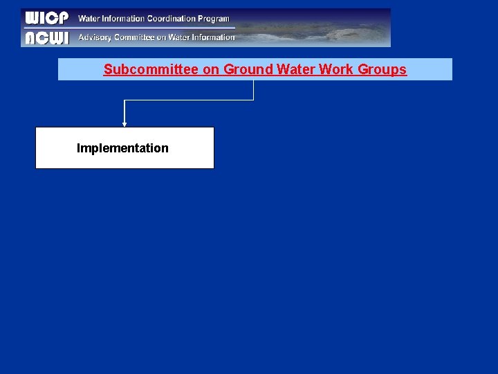 Subcommittee on Ground Water Work Groups Implementation 