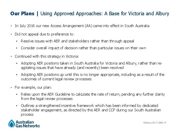Our Plans | Using Approved Approaches: A Base for Victoria and Albury • In Our Plans | Using Approved Approaches: A Base for Victoria and Albury • In