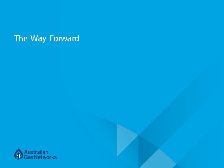 The Way Forward The Way Forward