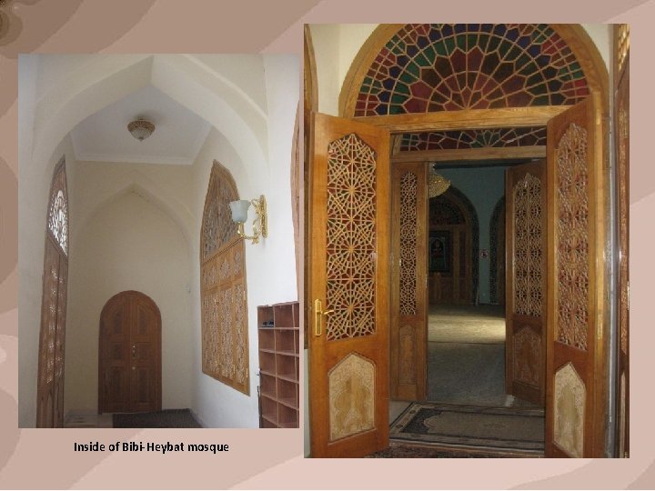 Inside of Bibi-Heybat mosque 