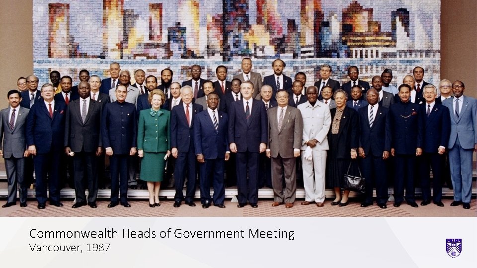 Commonwealth Heads of Government Meeting Vancouver, 1987 