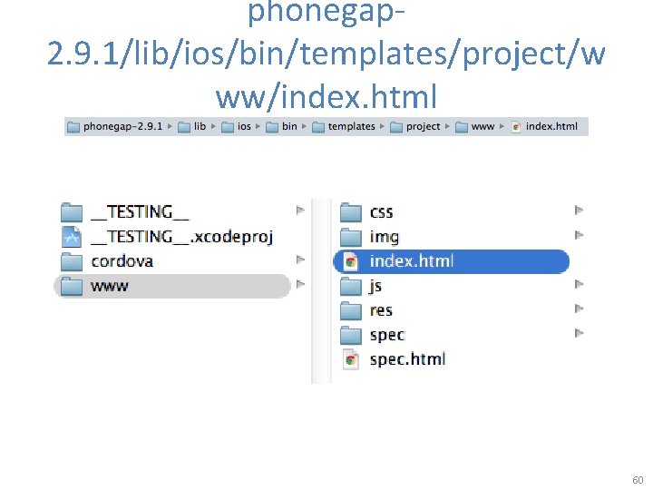 phonegap 2. 9. 1/lib/ios/bin/templates/project/w ww/index. html 60 