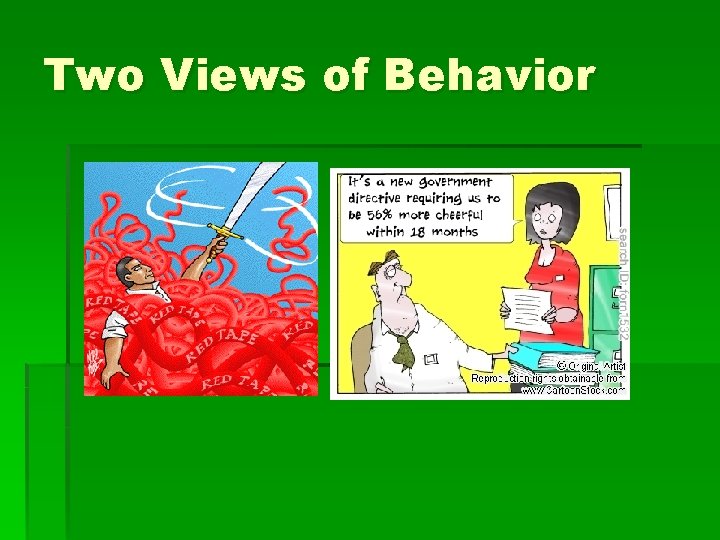 Two Views of Behavior 