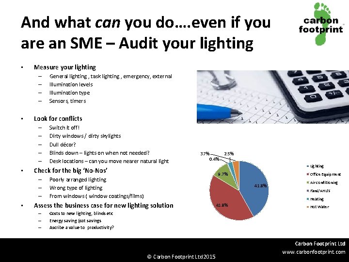 And what can you do…. even if you are an SME – Audit your