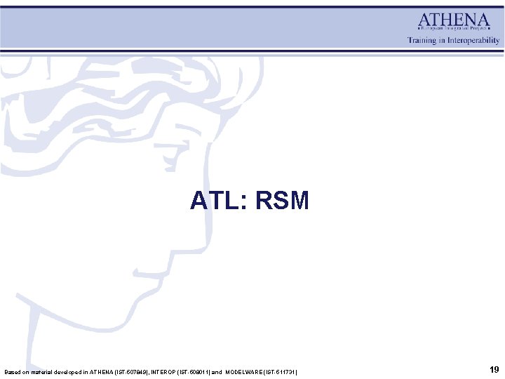 ATL: RSM Based on material developed in ATHENA (IST-507849), INTEROP (IST-508011) and MODELWARE (IST-511731)