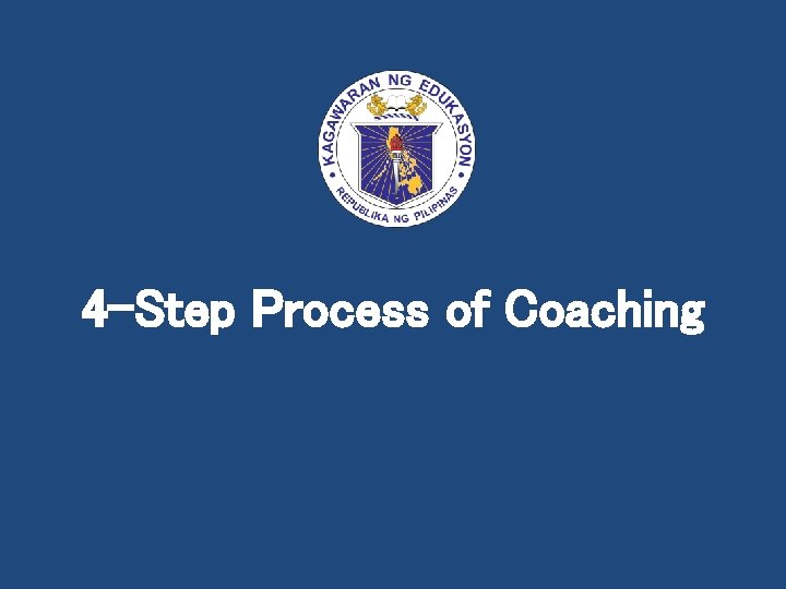 4 -Step Process of Coaching 