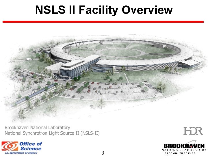 NSLS II Facility Overview 3 BROOKHAVEN SCIENCE 