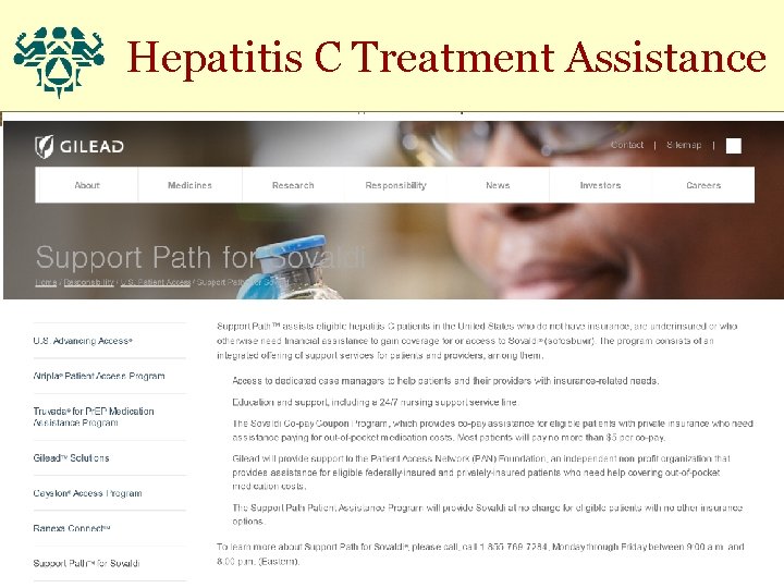 Hepatitis C Treatment Assistance 10/3/2020 Northwest Portland Area Indian Health Board 17 