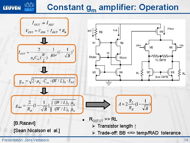 Design and Assessment of a Robust Voltage Amplifier