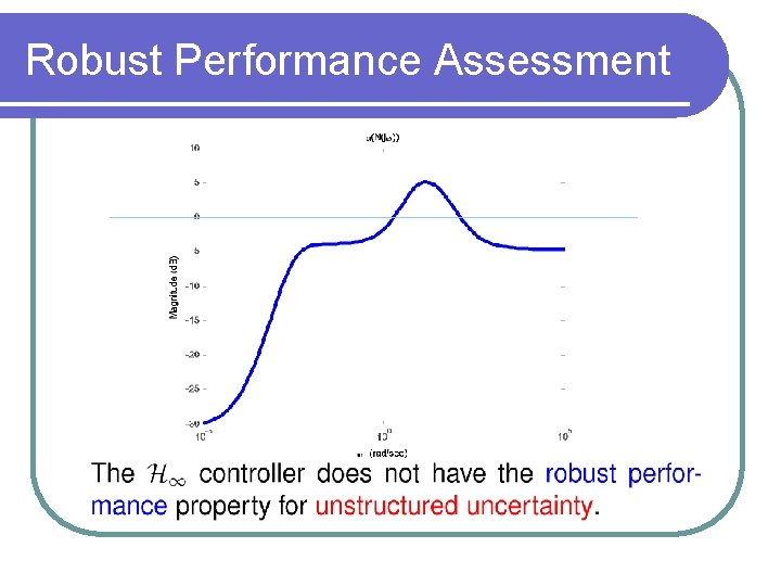 Robust Performance Assessment 