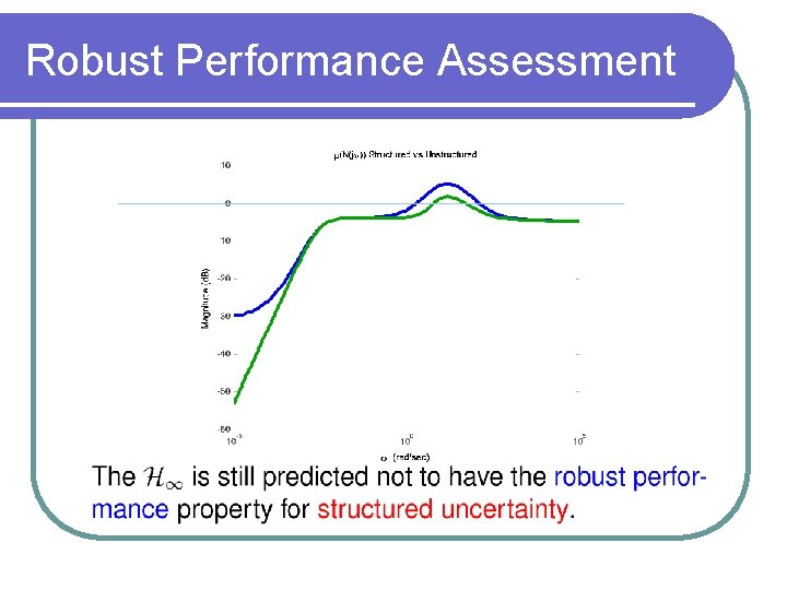 Robust Performance Assessment 