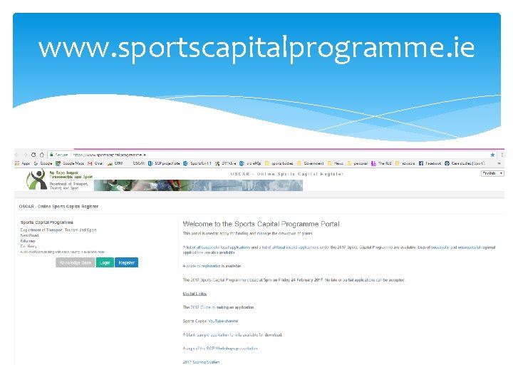 www. sportscapitalprogramme. ie 