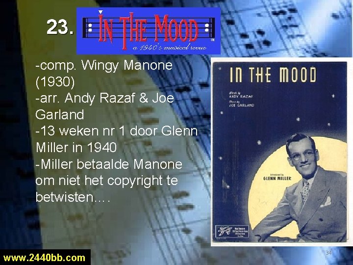 23. -comp. Wingy Manone (1930) -arr. Andy Razaf & Joe Garland -13 weken nr