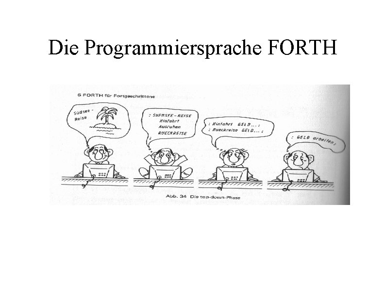 Die Programmiersprache FORTH 