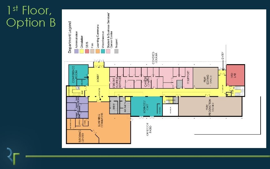 1 st Floor, Option B 1 st Floor, Option B
