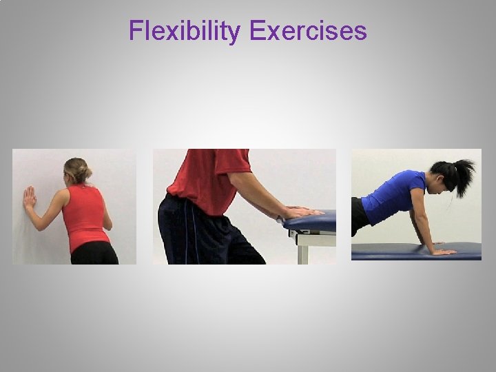 Flexibility Exercises 