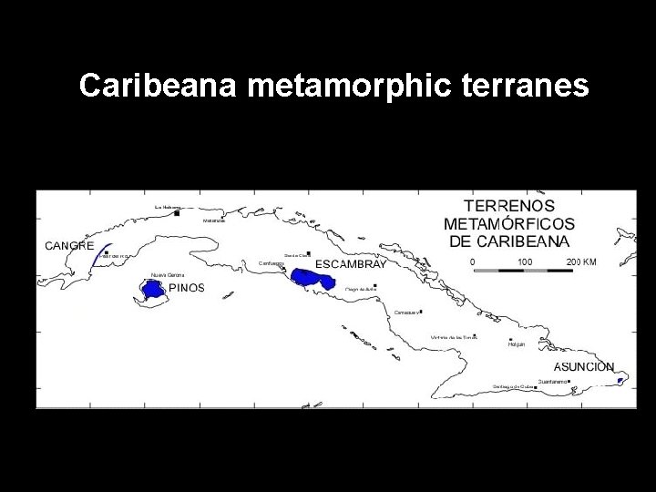 Caribeana metamorphic terranes 